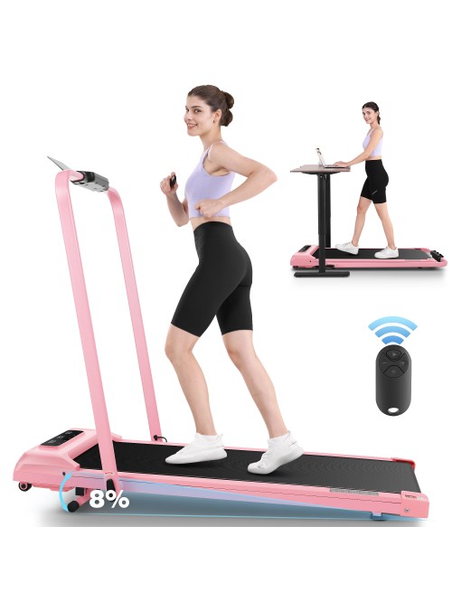 Simpfree 2 in 1 Walking Pad Treadmill with 8% Incl...