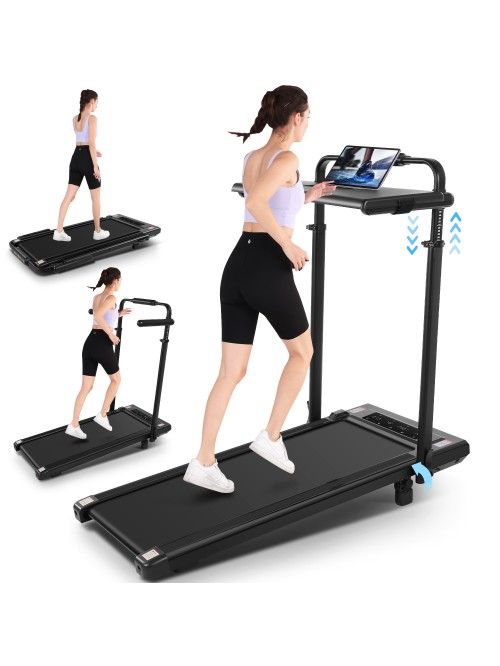 Simpfree 3-in-1 Under Desk Treadmill with Removabl...